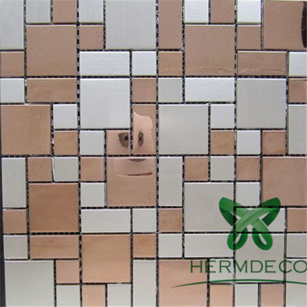 Factory Price Round Hole Perforated Stainless Steel Sheet -
 Best Selling Mosaic Stainless Steel SheetPlate For Decoration-HM-MS024 – Hermes Steel
