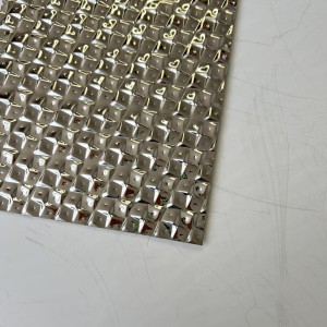 201 304 316 430 grade embossed 3D wall panel ceiling decorative sheets stamped stainless steel sheet