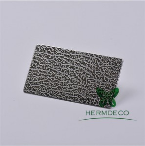 PriceList for 304 316 Stainless Steel - Embossed 304 Stainless Steel Plate For Exteriors-HM-033 – Hermes Steel