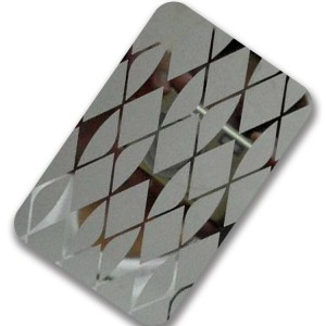 SS 201 304 316l mirror etching aisi 304 decorative stainless steel price sheet for interior finish decoration