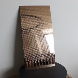 Aisi 304 4×8 ft Pvd Color Coating Decorative Stainless Steel Plate 3d Laser Stainless Steel Sheet for Wall Panel Decoration