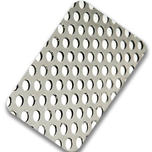 Metal Plate 304 316 316L Round Hole Perforated Stainless Steel Sheet