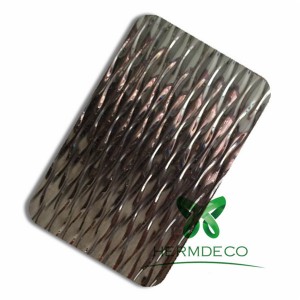 Professional China 2b Stainless Steel 304 -
 Luxurious 8K Mirror Decoration Crimped Stainless Steel Stampedsheet For Commercial Centre-HM-ST007 – Hermes Steel