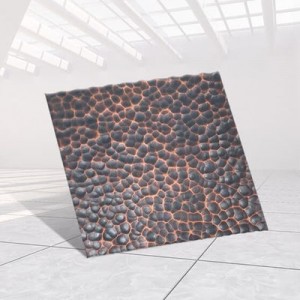 SUS 316 430 304 Wall Panel Antique Hammered Texture Stainless Steel Sheet for Decorative