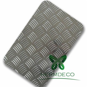 Hot Rolled Ms Carbon Steel Tear Drop Chequered Checkeredplate With Grade-HM-CK009