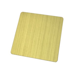 304 316 Color Coated Hairline Stainless Steel Sheet 0.5mm 1mm 2mm