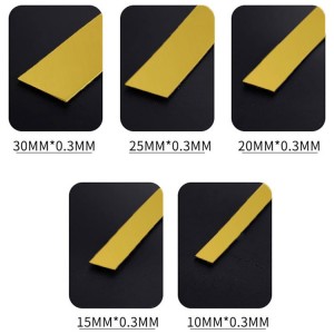 High Quality Modern Mirror Gold Stainless Steel Self-Adhesive Tile Strip Stainless Steel Flat Trim for Wall Decorative Tiles