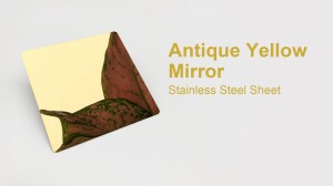Gold Mirror Decorative PVC Coating Stainless Steel Sheet Price Marine Grade 316L
