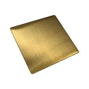 201 kepingan keluli tahan karat 201 304 HL gred 304 316l plat garis rambut emas titanium harga per kg lembaran keluli tahan karat 4 × 8
