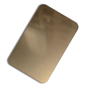No. 4 Surface Thin Customized Color Matte Sandblasted Decorative Color Stainless Steel Sheet