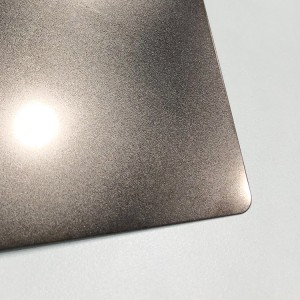 201 304 Colour Black Sandblast Anti-Finger Print Decorative Stainless Steel Sheet From China Supplier