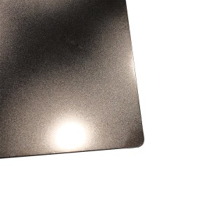 201 304 Colour Black Sandblast Anti-Finger Print Decorative Stainless Steel Sheet From China Supplier