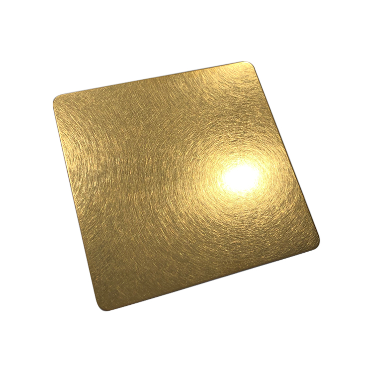 Brass color hammered finish stainless steel sheet, BWT METAL