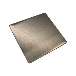 304 PVD Color Coating Stainless Steel Metal Decorative Sheet Customized For Morden Interior Design