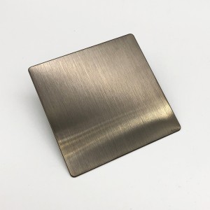 champagne gold hairline stainless steel sheet – Hermes steel