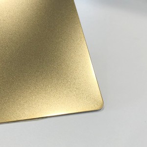 ss316 PVD color coating 1mm bead blasted stainless steel sheet for kitchen fabrications