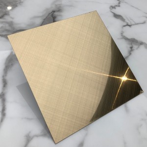 AISI 316l 2b stainless steel plate cross hairline stainless steel sheets pvd for new design decoration wall