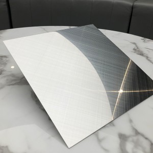 AISI 316l 2b stainless steel plate cross hairline stainless steel sheets pvd for new design decoration wall