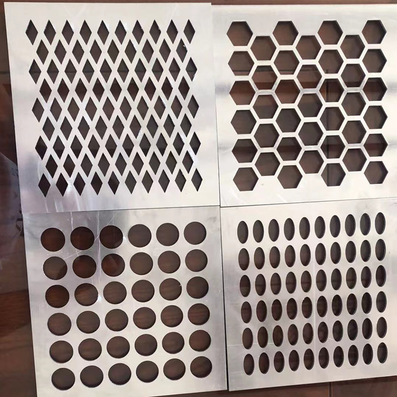 perforated stainless steel sheet patterns and application