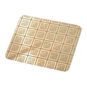 Top sales 316 304 4×8 4×10 titanium gold mirror etched stainless steel sheet supplier for Stainless Steel Hotel Project