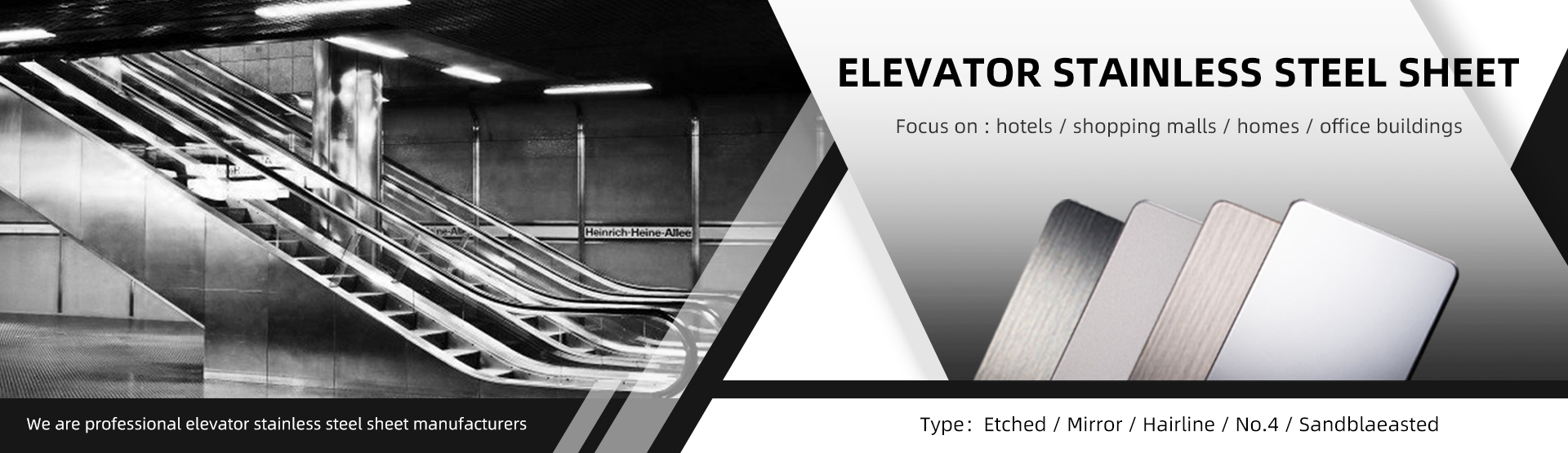 Elevator stainless steel sheet_banner