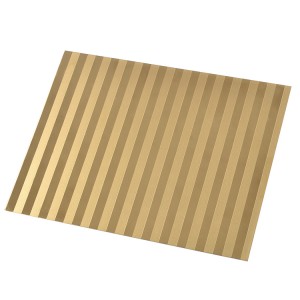 Outstanding 304 Stainless Steel 8K Mirror Etched Gold Color Metal Sheet 4ft x 8ft For Luxury Clubbing Decoration