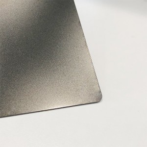 Inoxidable 304 0.5mm Thick Bead Blasted Stainless Steel Plates Design for Kitchen Product and Decoration Wall