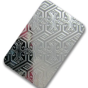 Stainless Steel Pattern Embossed Etched Sheet for Building Wall Elevator Surface