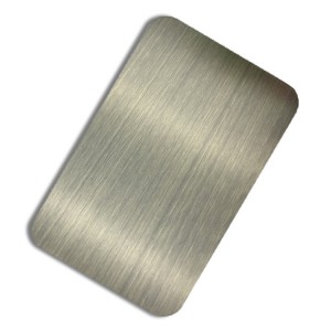 0.5mm-3.0mm 201 304 pangdekorasyon nga stainless steel sheet hairline finish alang sa panel sa kisame panel sa kisame sa panel