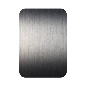 Rampung garis rambut sheet stainless steel PVD kanthi permukaan cetak anti-driji kanggo proteksi tembok hotel