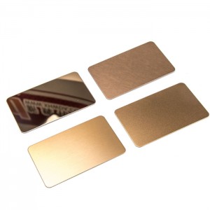 Cold Rolled Ss Color Sheet Champaign Gold/ Rose Gold/ Titanium Gold 201 304 316 316L Golden Mirror Stainless Steel Decorative Sheet