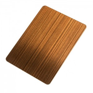 201 304 316 430 Green Golden Blue Brown Brushed No.4 Stainless Steel Sheet Hairline
