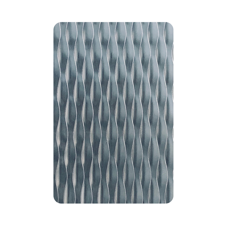 Embossed Stainless Steel Sheets and Coils, Leaf Shape