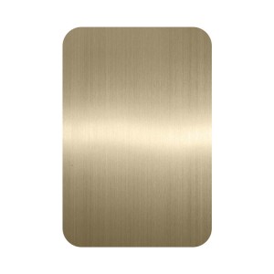 PVD coating stainless steel sheet hairline finish with anti-finger print surface for hotel wall protection