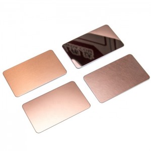 304 316 Vibration Finish Gold Color Coating 4ftx8ftstainless Steel Metal Customized Sheet for Sale