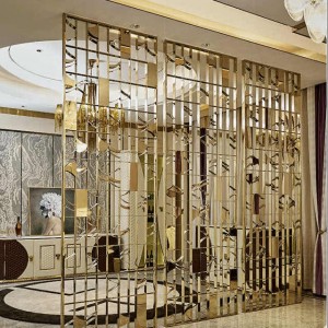 interior living room decorative stainless steel divider partition design