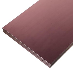 Inbox 304 1mm Bead Blasted Anti Fingerprint Color Coating 304 Stainless Steel Price Per Kg for Living Room Wall Panels