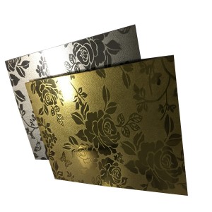 High end stainless steel material stainless steel 304 elevator Etching color plates sheets for sale