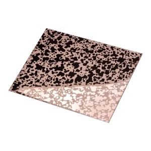 0.8 thickness SUS 316 pvd etched decorative stainless steel sheet plate for interior decoration of hotel and public wall