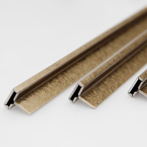 OEM Customized Tile Trim Stainless Steel Flooring Trim T Profiles Modern Style Stainless Steel Tile Trim Free Sample