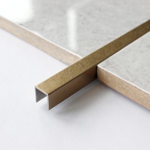 304 201 Stainless Steel Tile Trim U shape For Floor And Wall Decorative
