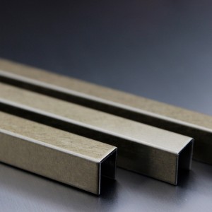 Decorative stainless steel profile stainless steel tile trim stainless steel U channel V channel