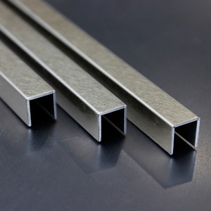 304 201 Stainless Steel Tile Trim U shape For Floor And Wall Decorative