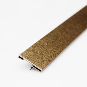 stainless steel T trim profile for wall and floor protection