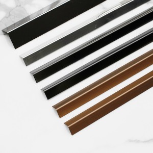 304 316 L shape profile stainless steel tile trim corners for wall corners decoration