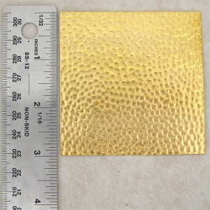 Hammered brass metal sheets – hermes steel