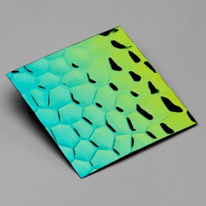 Household Wall Decor 3d Hammered Stainless Steel Stamped Sheet