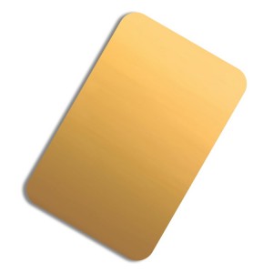 304/316 Stainless Steel Profile in PVD Gold Color for Architecture Projects