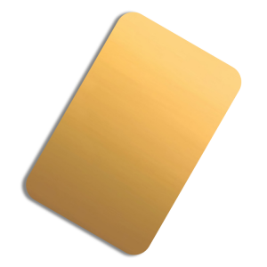 PVD Coated Super Mirror Finish 304 316 Golden Stainless Steel Sheet