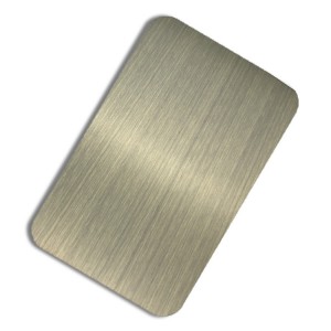 sus304 stainless steel hairline finish decorative plate